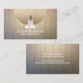 Yoga Instructor Wellness Meditation  Visitekaartje (Voorkant / Achterkant)