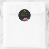 Yoga-instructrice, om sticker (Tas)