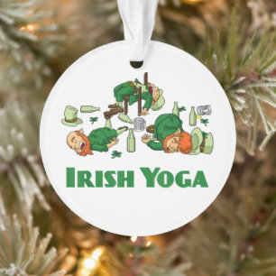 Yoga Irlandais Drôle St. Patrick's Day