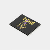 Yoga is een leven-Yoga-medaille Post-it® Notes (Schuin)