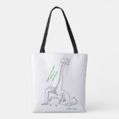 Yoga is goedkoper dan een therapeut - Canvas tas (Achterkant)