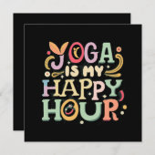 Yoga is mijn Happy Hour (Voorkant / Achterkant)