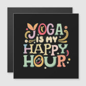 Yoga is mijn Happy Hour (Voorkant / Achterkant)