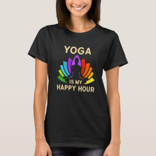 Yoga is mijn Happy Hour Guru Sport Workout VS voor T-shirt