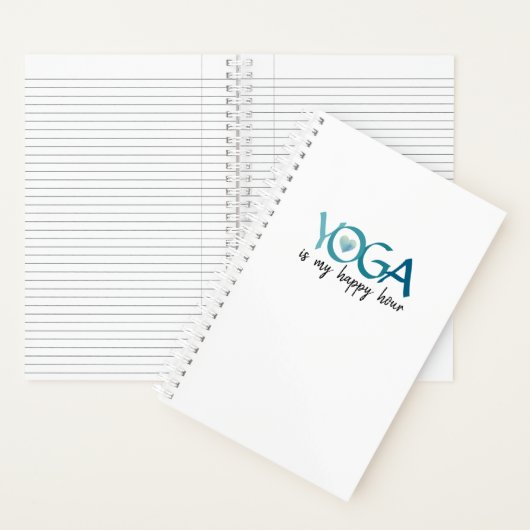 Yoga is mijn happy hour notitieboek (Binnen)