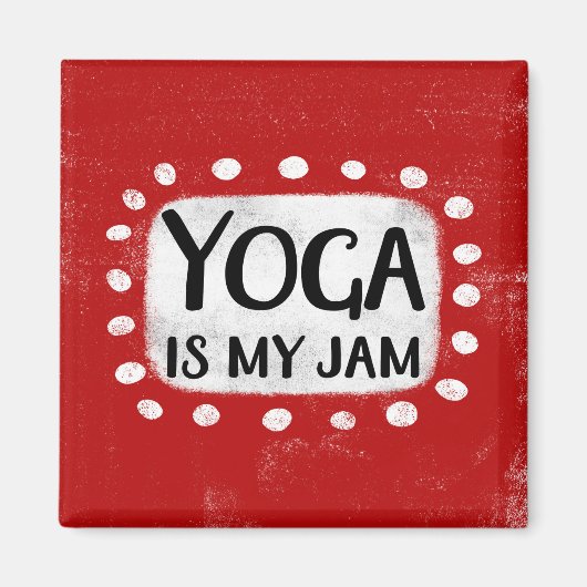 Yoga is mijn Jam koelkastmagneet Magneet (Voorkant)