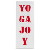 Yoga Joy Wijn Cadeautas (Voorkant)