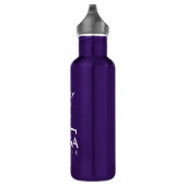Yoga Junkie Silhouette blanche 24 Oz Bouteille d'e (Droite)