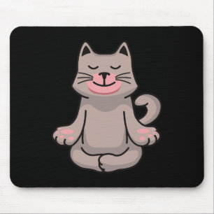 Yoga Kat Meditatie Namaste Cadeau Muismat