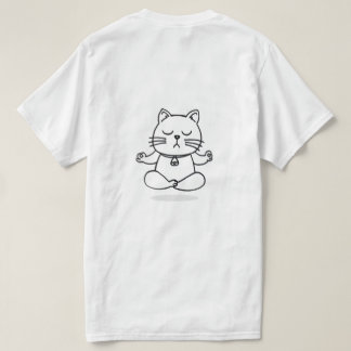 Yoga Kat-Meditatie T-shirt