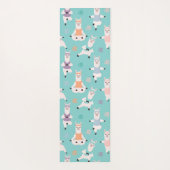 Yoga Lama's Mediteren Fun & Schattigee aangepaste Yogamat (Achterkant)