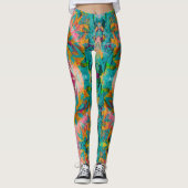 Yoga Leggings Bunt (Voorkant)