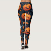 yoga leggings halloween citrouille (Dos)