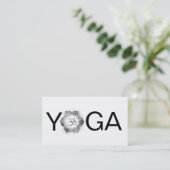 *~* Yoga leraar OM Lotus Mandala Instructor Visitekaartje (Staand voorkant)