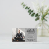 Yoga Lerares Zitend Visitekaartje (Staand voorkant)