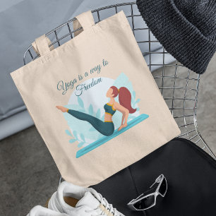 Yoga Liefhebber & Yoga is een weg naar vrijheid - Tote Bag