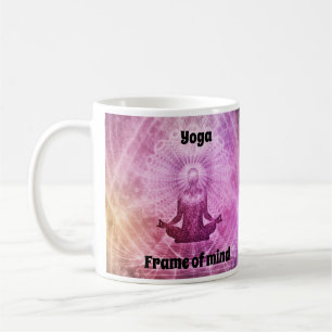 Yoga lijst van geest koffiemok