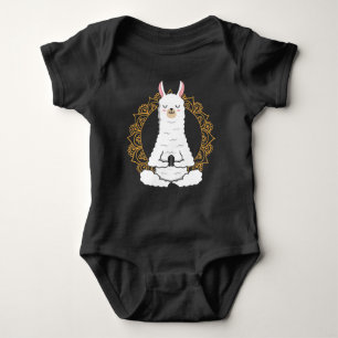 Yoga Llama Alpaca Namaste relaxing Animal Romper