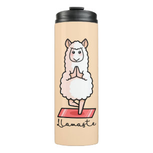 Yoga Llama - Llamaste Thermosbeker