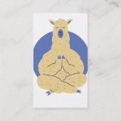 Yoga Llama Visitekaartje (Achterkant)