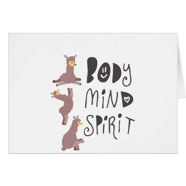 Yoga Llamas (Voorkant Horizontaal)