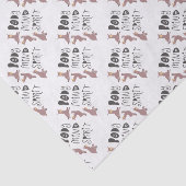 Yoga Llamas Tissuepapier (Detail)