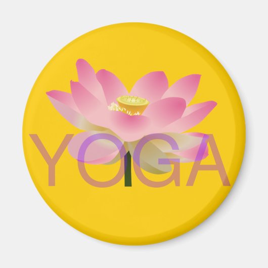 Yoga Lotus magneet (Voorkant)