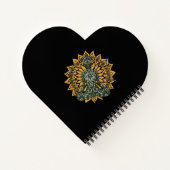 Yoga Lotus Pose Zen Graphic Notitieboek (Achterkant)