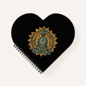Yoga Lotus Pose Zen Graphic Notitieboek (Voorkant)
