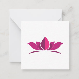 Yoga Lotus Power Meditation Symbol Gift Idee Notitiekaartje