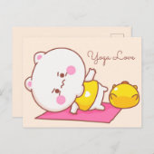 Yoga Love Briefkaart (Voorkant / Achterkant)