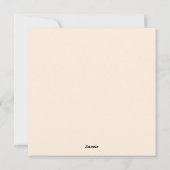 Yoga Love Feestdagenkaart (Achterkant)