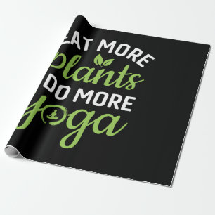 Yoga Lover   Meer Planten eten meer Yoga Cadeaupapier