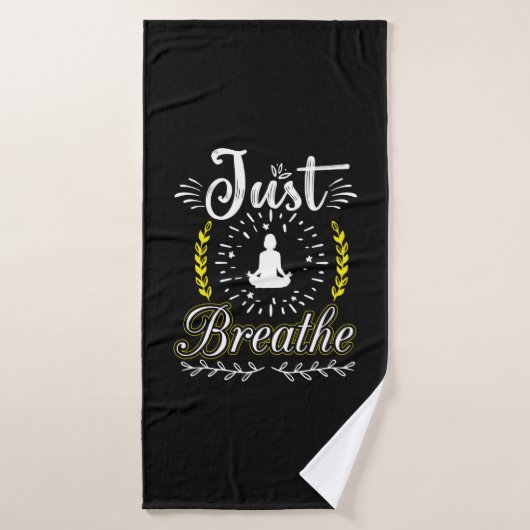 Yoga Lover | Respirer (Serviette de bain)