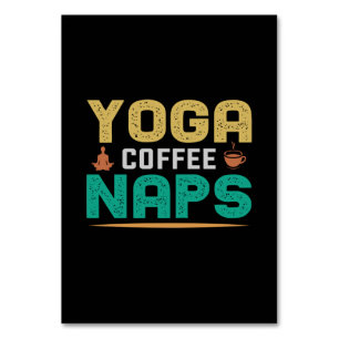 Yoga Lover Yoga Coffee Naps Kaart