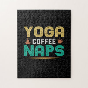 Yoga Lover Yoga Coffee Naps Legpuzzel