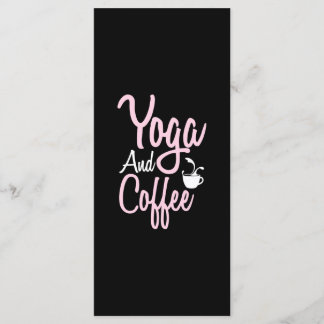 Yoga Lover | Yoga en koffie Menu