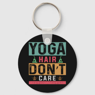 Yoga Lover Yoga Hair Do Not Care Sleutelhanger