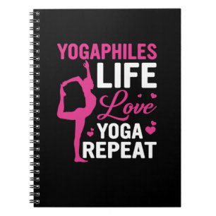 Yoga Lover Yoga Life Love Yoga Repat Notitieboek