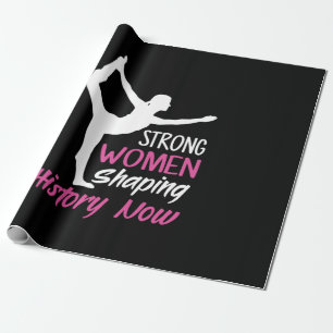 Yoga Lover Yoga Strong Woman Cadeaupapier