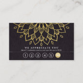 Yoga Loyalty 6 Punch Gold Mandala & Black Leather (Voorkant)