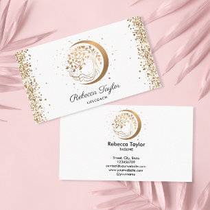 yoga maan trendy life coach tree of life gold busi visitekaartje