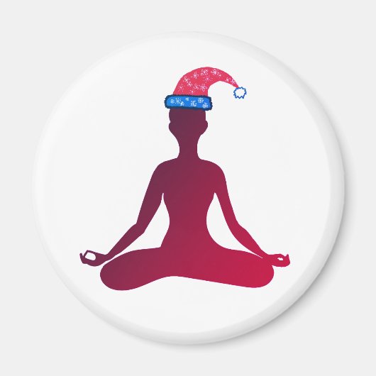 Yoga Magnet du Nouvel An (Devant)