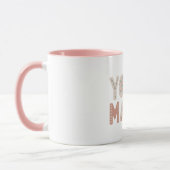 Yoga Mama Boho Pastel Classique Café Mug (Gauche)