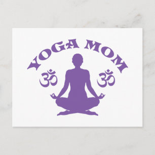 Yoga mama briefkaart