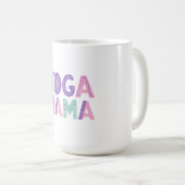 Yoga Mama Pastel Café Mug (Devant droit)