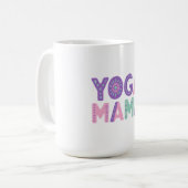 Yoga Mama Pastel Café Mug (Devant gauche)