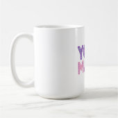 Yoga Mama Pastel Café Mug (Gauche)