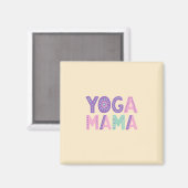 Yoga Mama Pastel Magnet de devis (Recto/Verso)