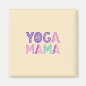 Yoga Mama Pastel Magnet de devis (Devant)